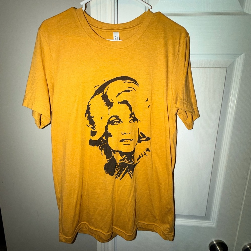 Bella Canvas Mustard Yellow Graphic Tee